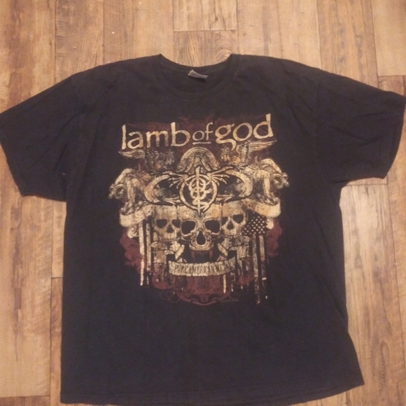 Hanes Other - Vintage Lamb of God 2XL band concert metal shirt